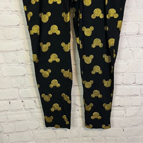 Disney Golden Mickey Mouse Leggings size 2 - Picture 5 of 5